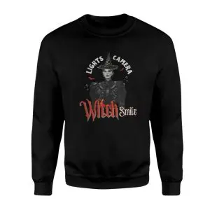 Lights Camera Witch Smile Halloween T-Shirt 9 Lights Camera Witch Smile Halloween T Shirt 3 1.jpg