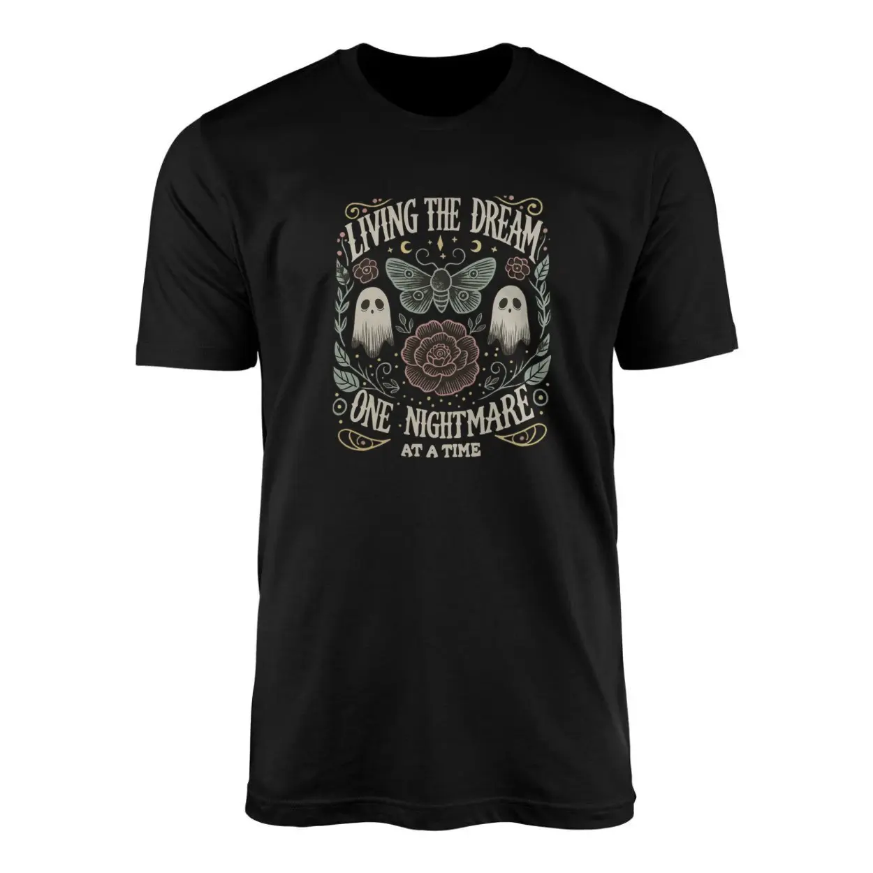 Living The Dream One Nightmare At A Time Halloween T-Shirt 1 Living The Dream One Nightmare At A Time Halloween T Shirt 1 1.jpg