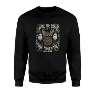 Living The Dream One Nightmare At A Time Halloween T-Shirt 9 Living The Dream One Nightmare At A Time Halloween T Shirt 3 1.jpg