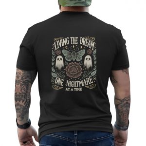 Living The Dream One Nightmare At A Time Halloween T Shirt 6 1.jpg
