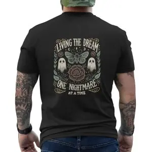 Living The Dream One Nightmare At A Time Halloween T-Shirt 12 Living The Dream One Nightmare At A Time Halloween T Shirt 6 1.jpg