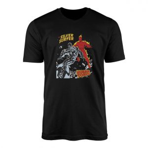 Marvel Silver Surfer Human Torch Vintage Comic T Shirt 1 1.jpg