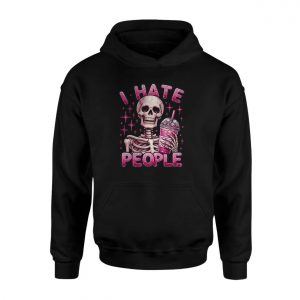 Pink Glitter Skeleton I Hate People T Shirt 2 1.jpg