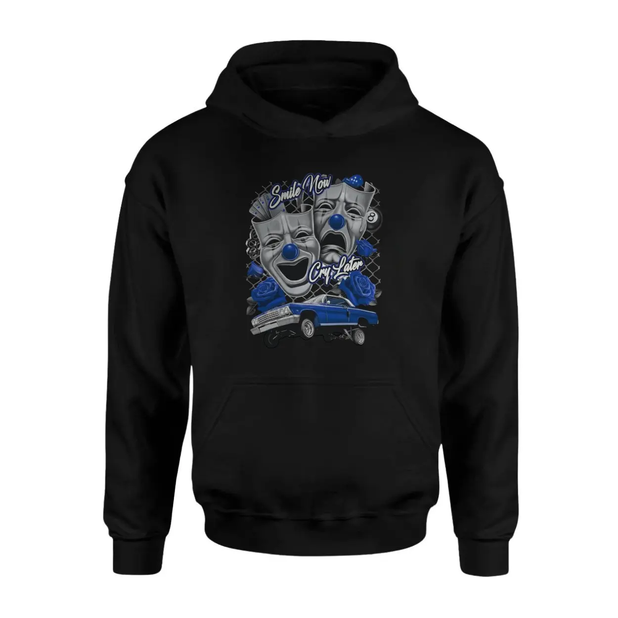 Smile Now Cry Later Lowrider Clown T Shirt 2 1.jpg