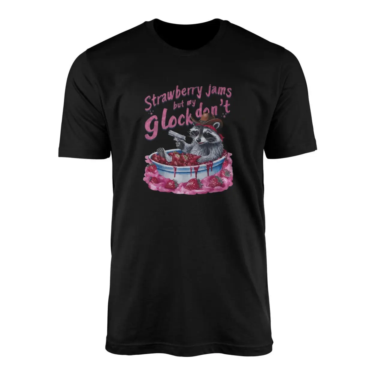 Strawberry Jams Raccoon Funny Meme T-Shirt 1 Strawberry Jams Raccoon Funny Meme T Shirt 1 1.jpg