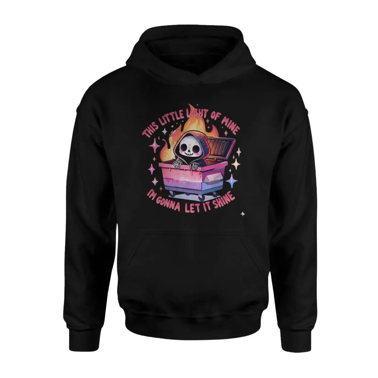 This Little Light of Mine Skeleton Dumpster Fire Funny T Shirt 2 1.jpg