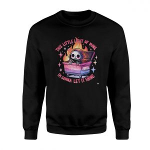 This Little Light of Mine Skeleton Dumpster Fire Funny T Shirt 3 1.jpg