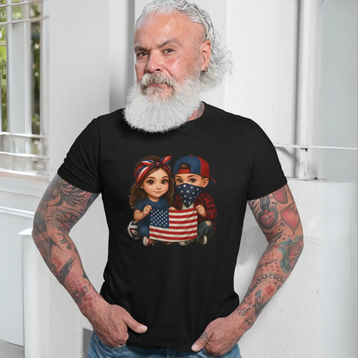 USA Flag Kids Cartoon T Shirt 6 1.jpg