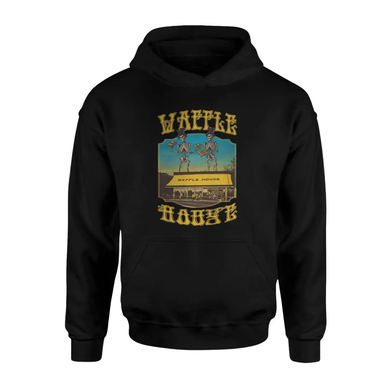 Vintage Waffle House Skeleton Retro T Shirt 2 1.jpg