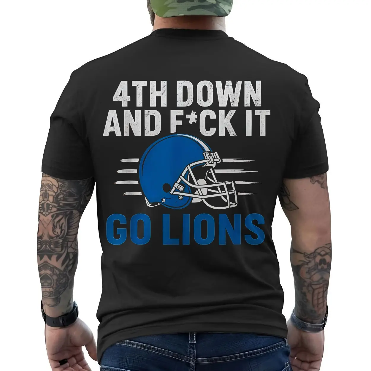 4th Down and F ck It Go Lions Football Fan T Shirt 6 1.jpg