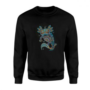 Boho Colorful Axolotl Mandala Art T Shirt 3 1.jpg