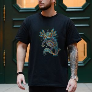 Boho Colorful Axolotl Mandala Art T Shirt 4 1.jpg