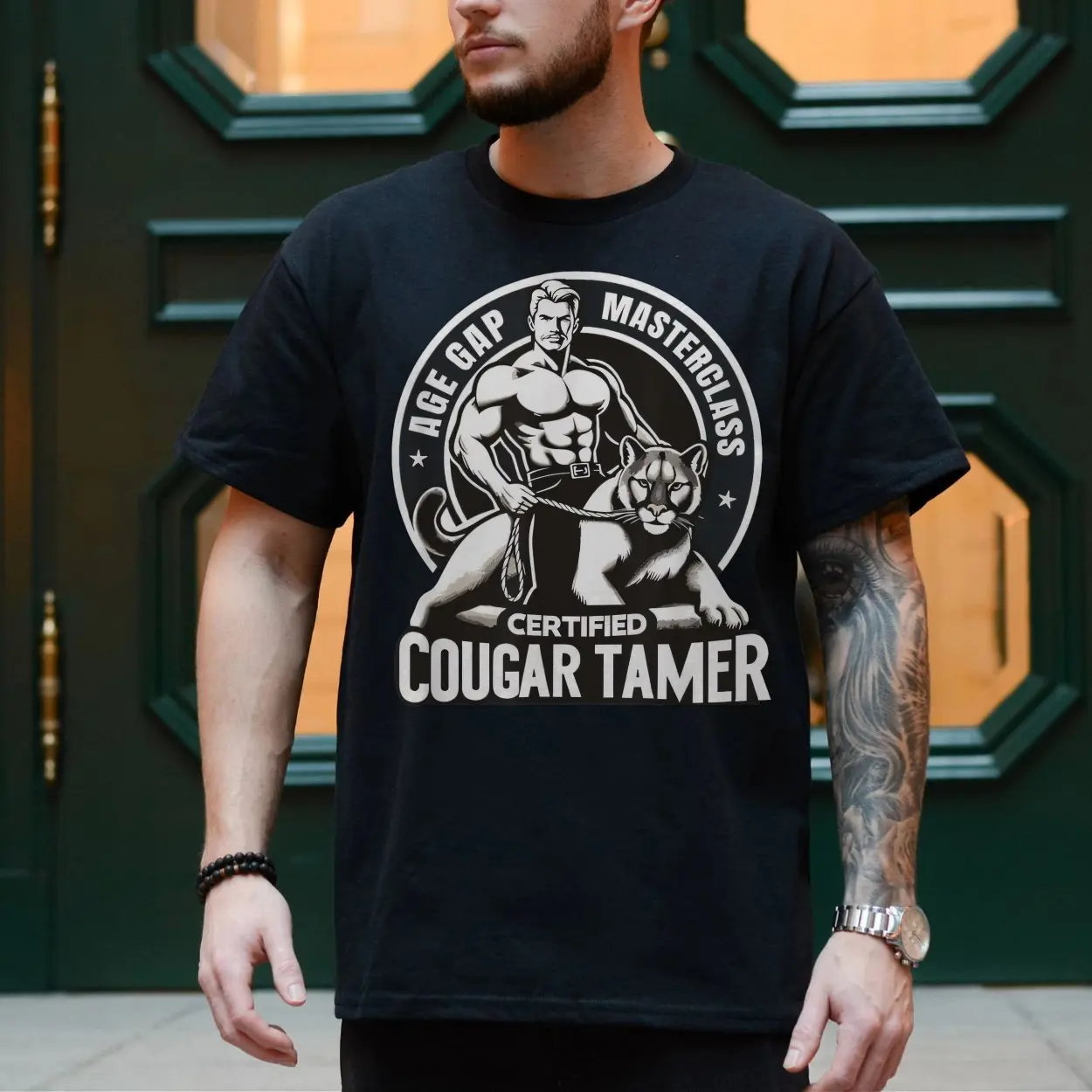 Certified Cougar Tamer Funny Age Gap Masterclass T-shirt 4 Certified Cougar Tamer Funny Age Gap Masterclass T shirt 4 1.jpg