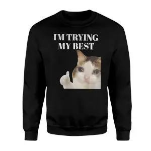 Crying Cat Meme I'm Trying My Best Funny T-shirt 8 Crying Cat Meme Im Trying My Best Funny T shirt 3 1.jpg
