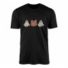 Cute Girly Ghosts and Pumpkin Bow Halloween T Shirt 1 1.jpg