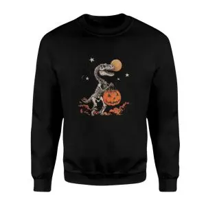 Dinosaur Skeleton Pumpkin Moon Halloween T-Shirt 9 Dinosaur Skeleton Pumpkin Moon Halloween T Shirt 3 1.jpg