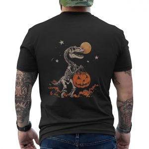 Dinosaur Skeleton Pumpkin Moon Halloween T Shirt 6 1.jpg