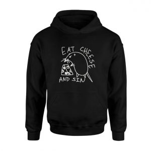 Eat Cheese And Sin Funny Rat Sketch T shirt 2 1.jpg