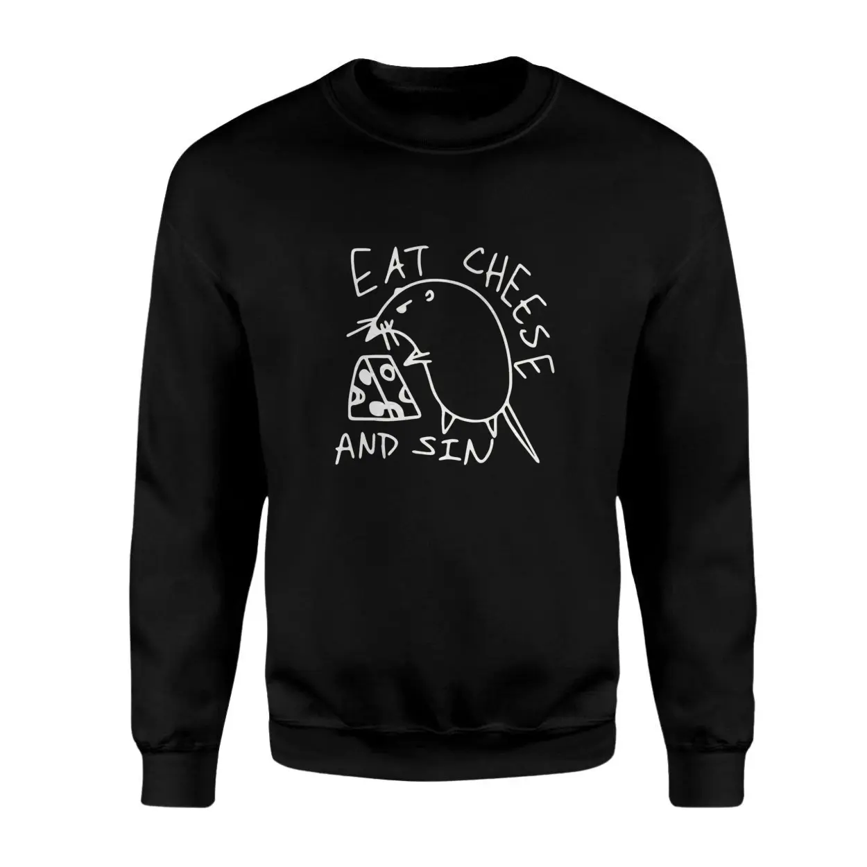 Eat Cheese And Sin Funny Rat Sketch T-shirt 3 Eat Cheese And Sin Funny Rat Sketch T shirt 3 1.jpg