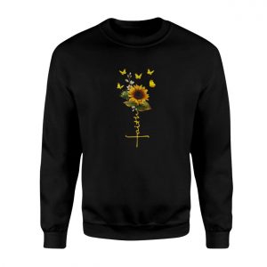 Faith Sunflower and Butterfly Inspirational T Shirt 3 1.jpg