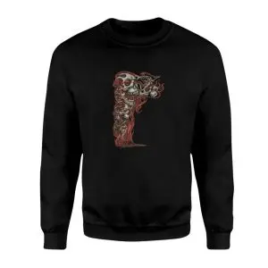 Flaming Skulls Gothic Smoke Art T-Shirt 9 Flaming Skulls Gothic Smoke Art T Shirt 3 1.jpg