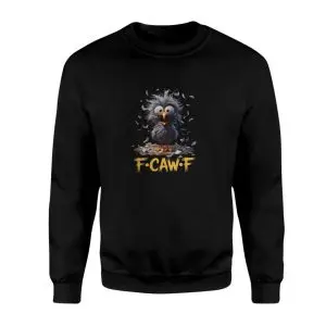 Funny F-Caw-F Shocked Bird Feather Explosion T-Shirt 9 Funny F Caw F Shocked Bird Feather Explosion T Shirt 3 1.jpg