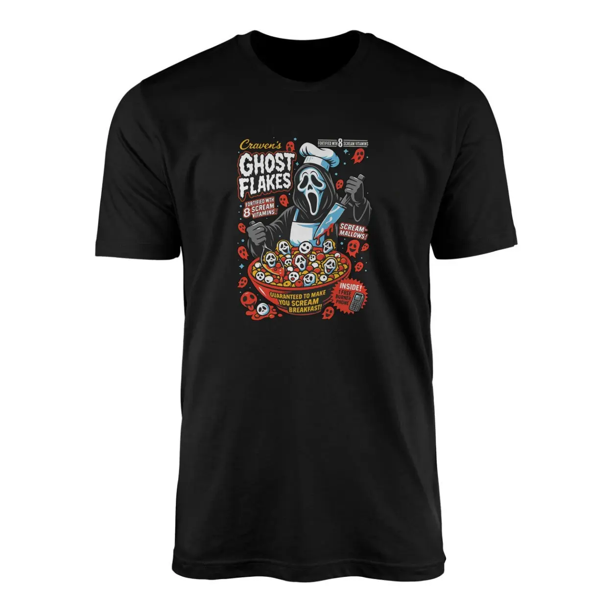 Ghost Flakes Scream Cereal Horror Parody T-shirt 1 Ghost Flakes Scream Cereal Horror Parody T shirt 1 1.jpg