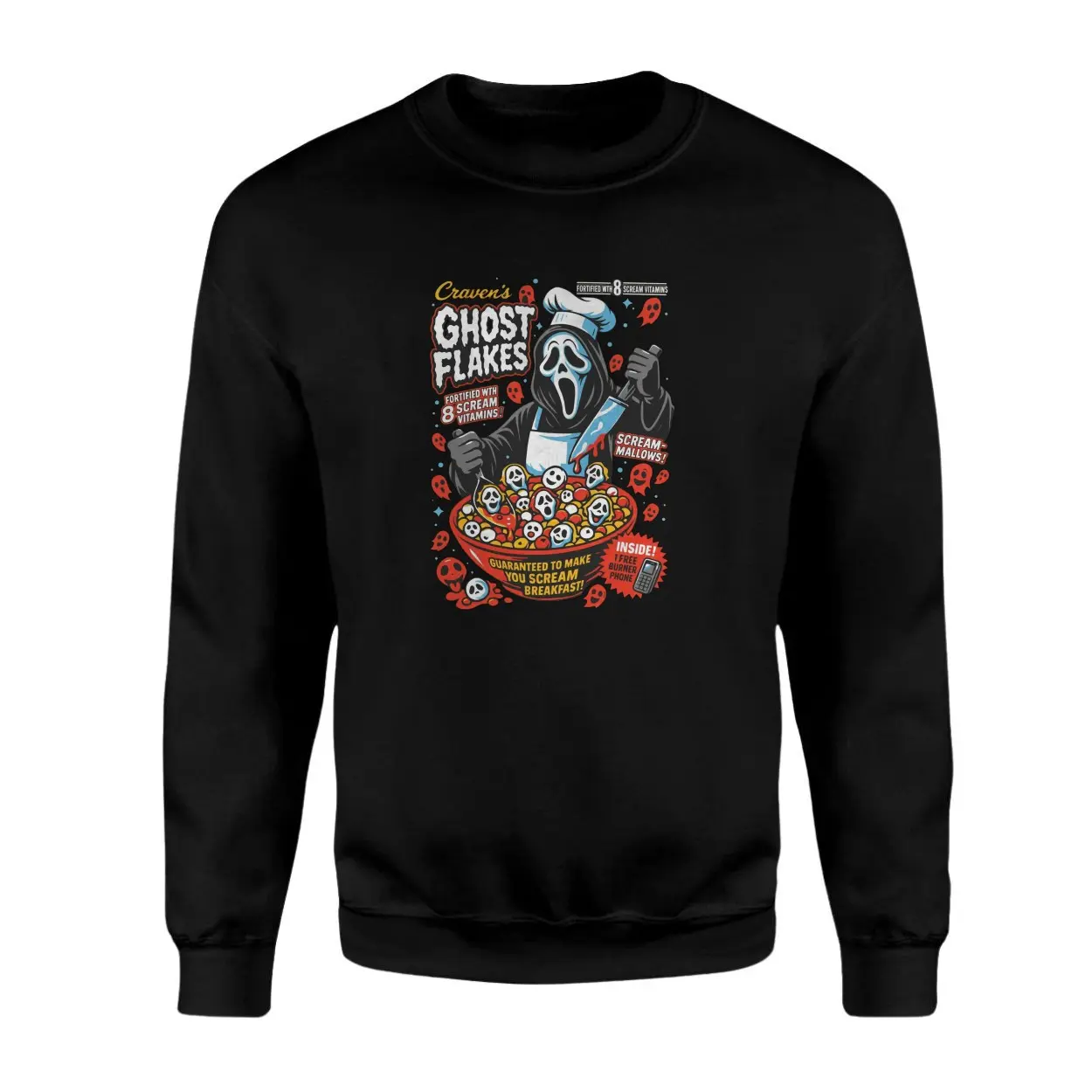 Ghost Flakes Scream Cereal Horror Parody T-shirt 3 Ghost Flakes Scream Cereal Horror Parody T shirt 3 1.jpg