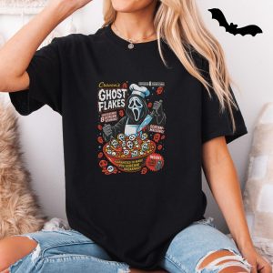 Ghost Flakes Scream Cereal Horror Parody T shirt 5 1.jpg