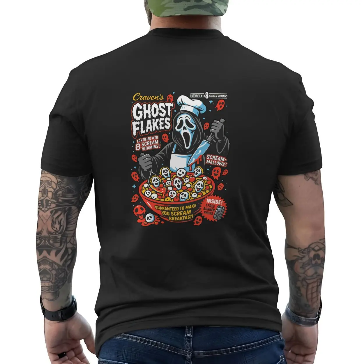 Ghost Flakes Scream Cereal Horror Parody T-shirt 6 Ghost Flakes Scream Cereal Horror Parody T shirt 6 1.jpg