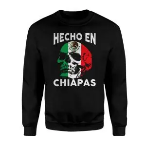 Hecho En Chiapas Mexican Skull Flag T-shirt 8 Hecho En Chiapas Mexican Skull Flag T shirt 3 1.jpg