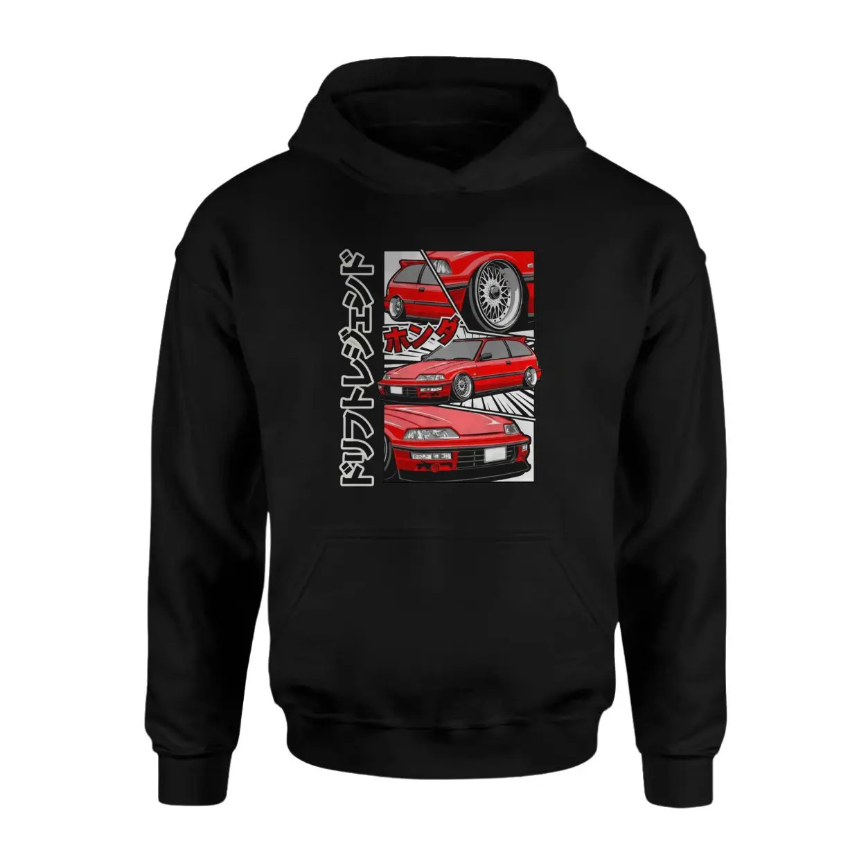 JDM Honda Drift Legend Manga Style T Shirt 2 1.jpg