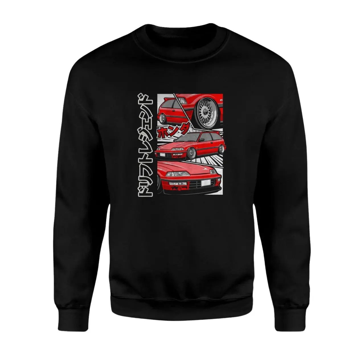 JDM Honda Drift Legend Manga Style T Shirt 3 1.jpg