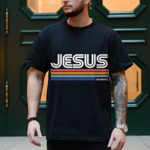 Jesus Is King T Shirt E28093 Retro Christian Faith Graphic Tee 4.jpg