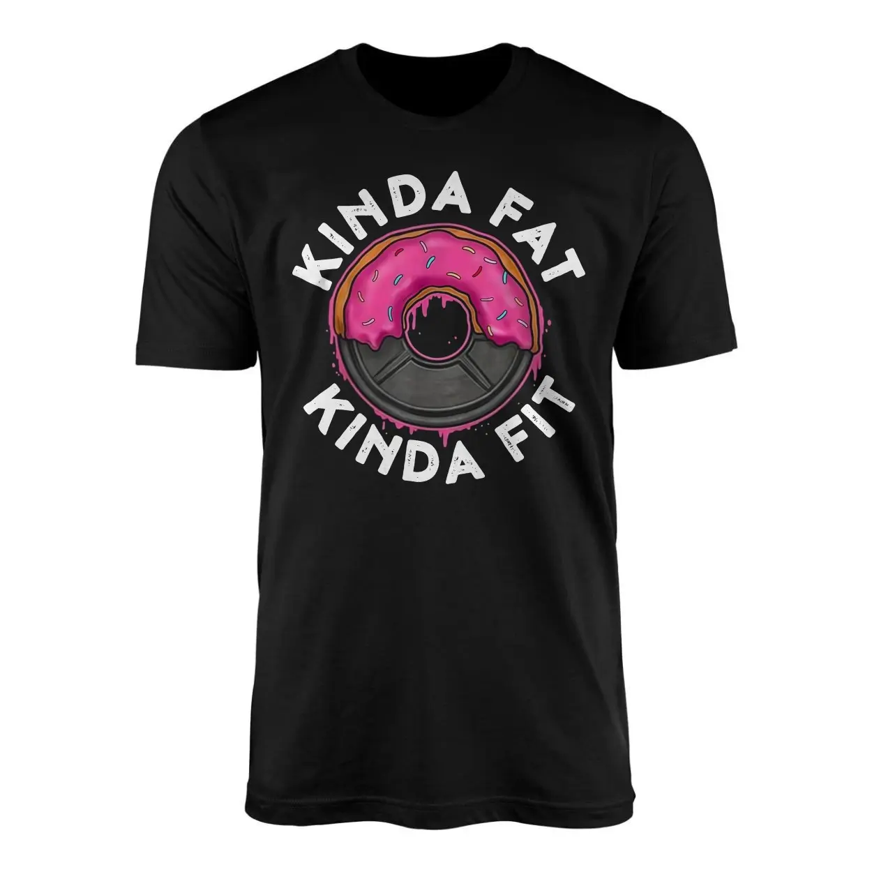 Kinda Fat Kinda Fit Funny Donut Gym T-shirt 1 Kinda Fat Kinda Fit Funny Donut Gym T shirt 1 1.jpg