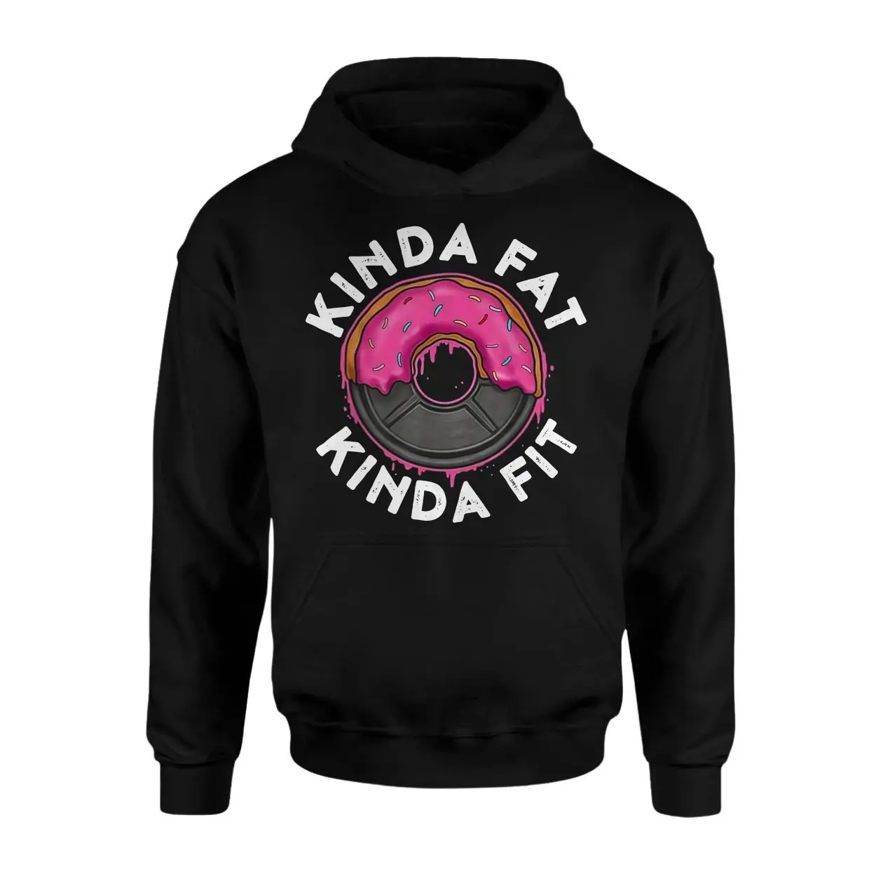 Kinda Fat Kinda Fit Funny Donut Gym T-shirt 2 Kinda Fat Kinda Fit Funny Donut Gym T shirt 2 1.jpg