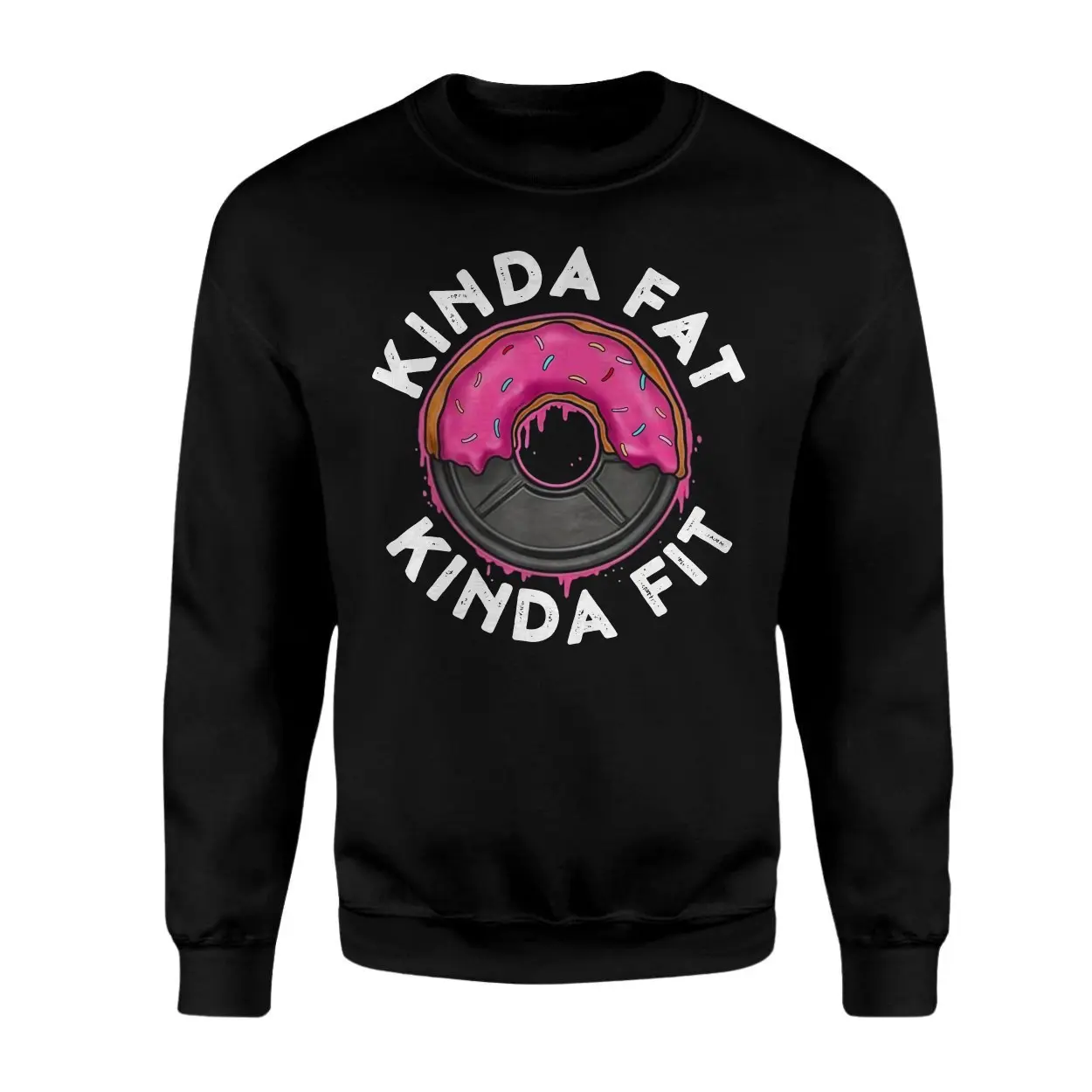 Kinda Fat Kinda Fit Funny Donut Gym T-shirt 3 Kinda Fat Kinda Fit Funny Donut Gym T shirt 3 1.jpg