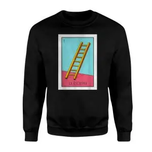 La Escalera Loteria Card Mexican Art T-shirt 8 La Escalera Loteria Card Mexican Art T shirt 3 1.jpg