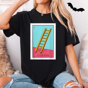 La Escalera Loteria Card Mexican Art T shirt 5 1.jpg