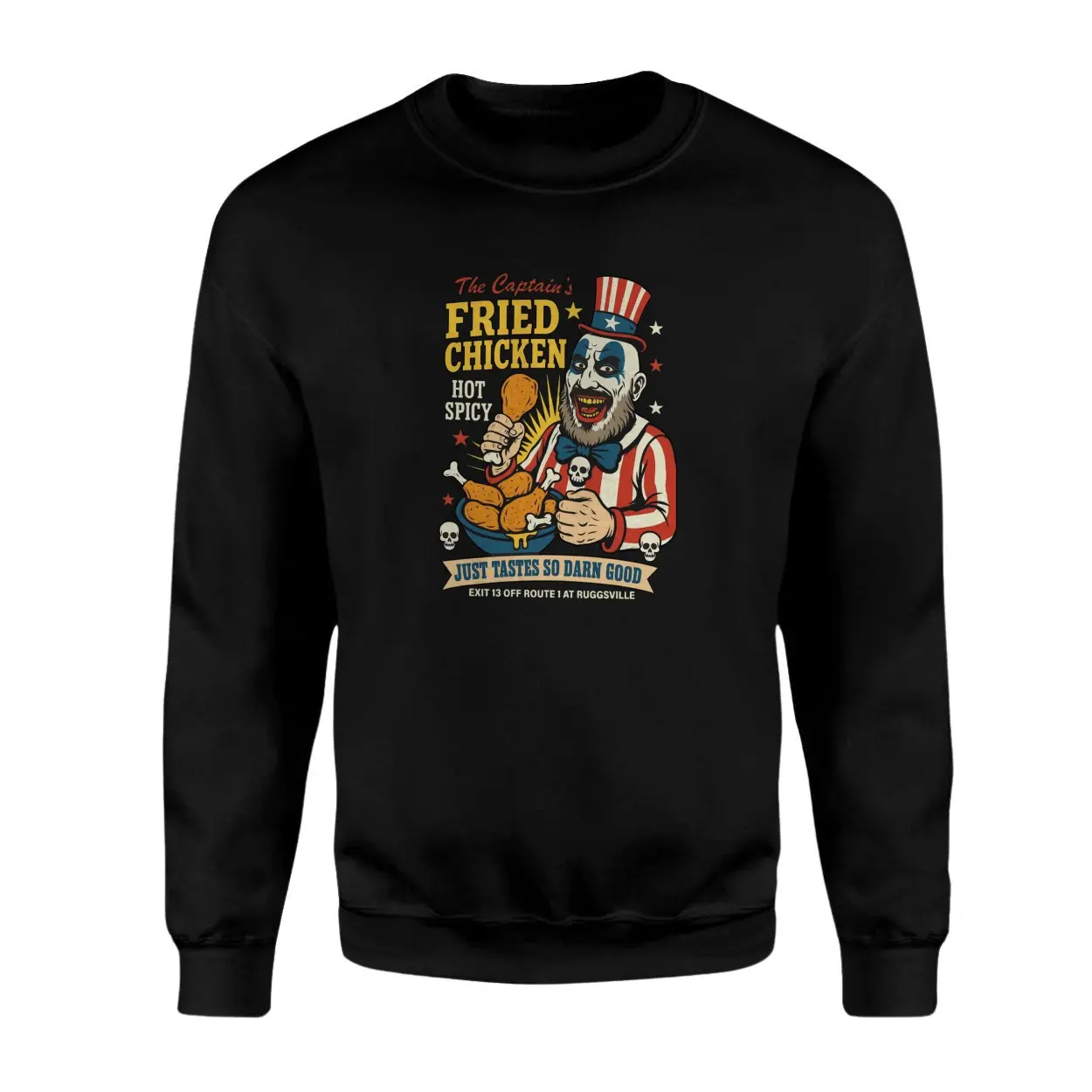 The Captains Fried Chicken Horror Parody T shirt 3 1.jpg