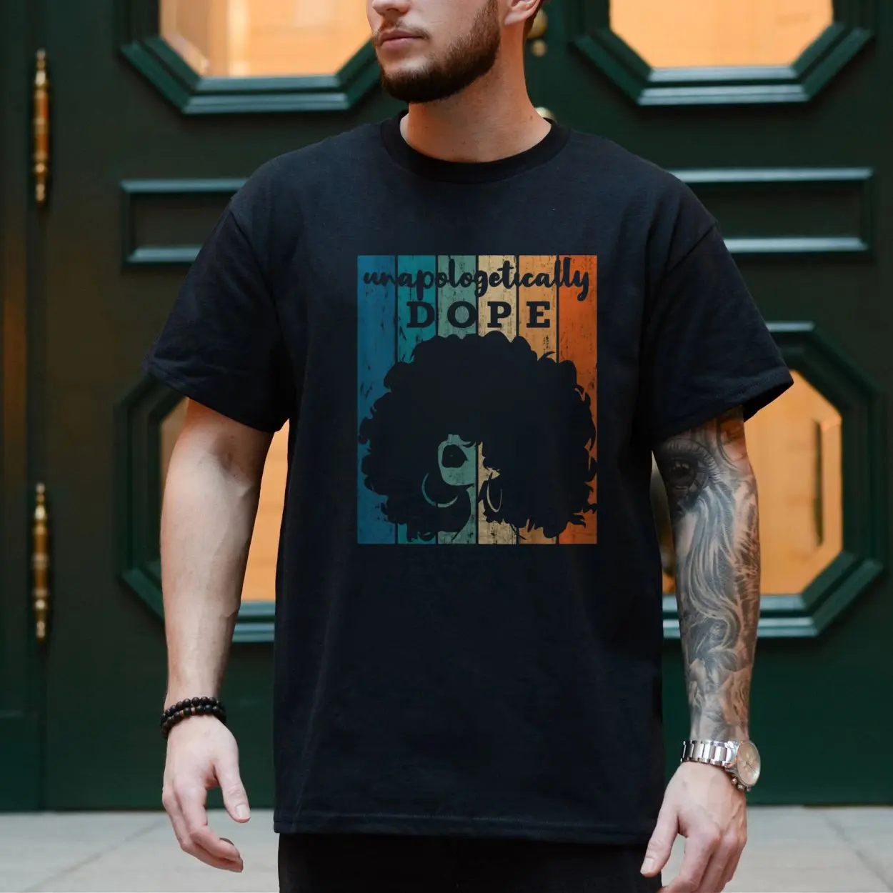 Unapologetically Dope Retro Afro Pride T Shirt 4 1.jpg