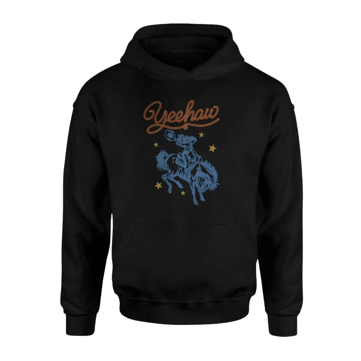 Yeehaw Cowboy Riding Horse T Shirt 2 1.jpg