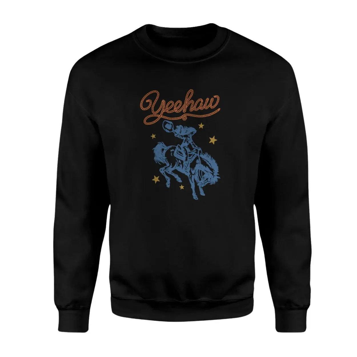 Yeehaw Cowboy Riding Horse T Shirt 3 1.jpg