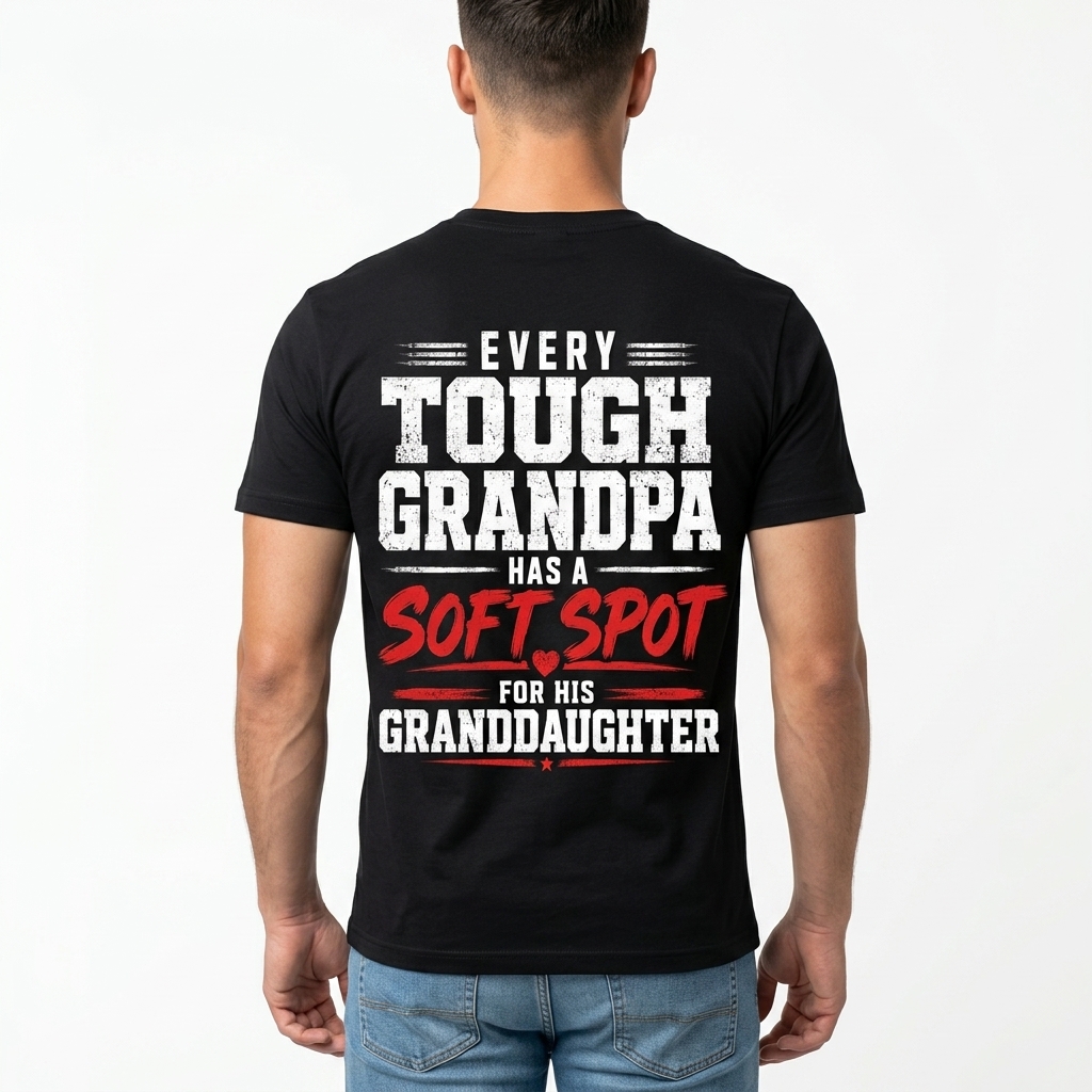 Every Tough Grandpa Has a Soft Spot for Granddaughter T-Shirt 13 Every Tough Grandpa Has a Soft Spot for Granddaughter T-Shirt