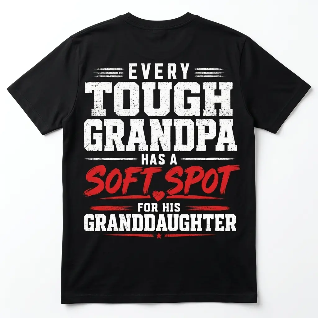every tough grandpa has a soft spot for granddaughter t shirt.jpg