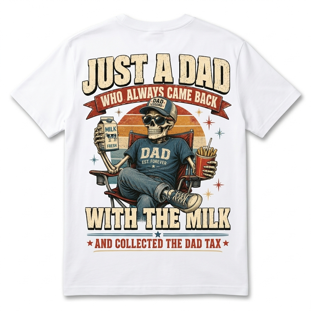 Funny Dad Tax Skeleton T-Shirt Retro Milk Joke for Fathers 1 funny dad tax skeleton t shirt retro milk joke for fathers.jpg