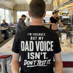 Funny Dad Voice Warning T-Shirt for Fathers and Stepdads 9 funny dad voice warning t shirt for fathers and stepdads 3.jpg