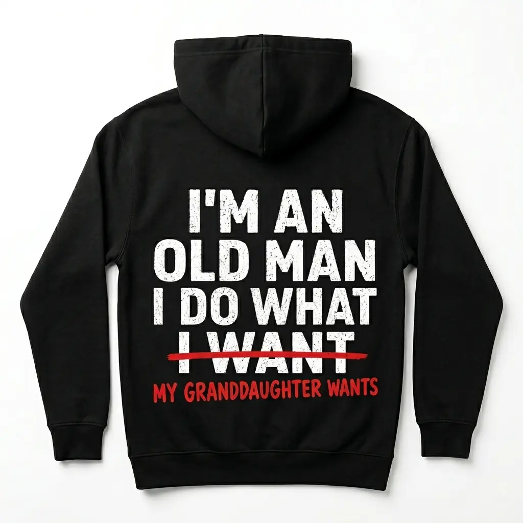 funny grandfather t shirt i do what my granddaughter wants 2.jpg
