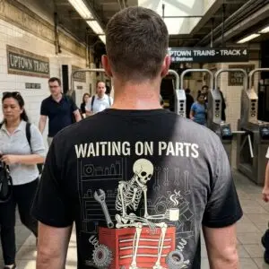 Funny Mechanic Skeleton Waiting On Parts T-Shirt For Car Guys 7 funny mechanic skeleton waiting on parts t shirt for car guys 1.jpg