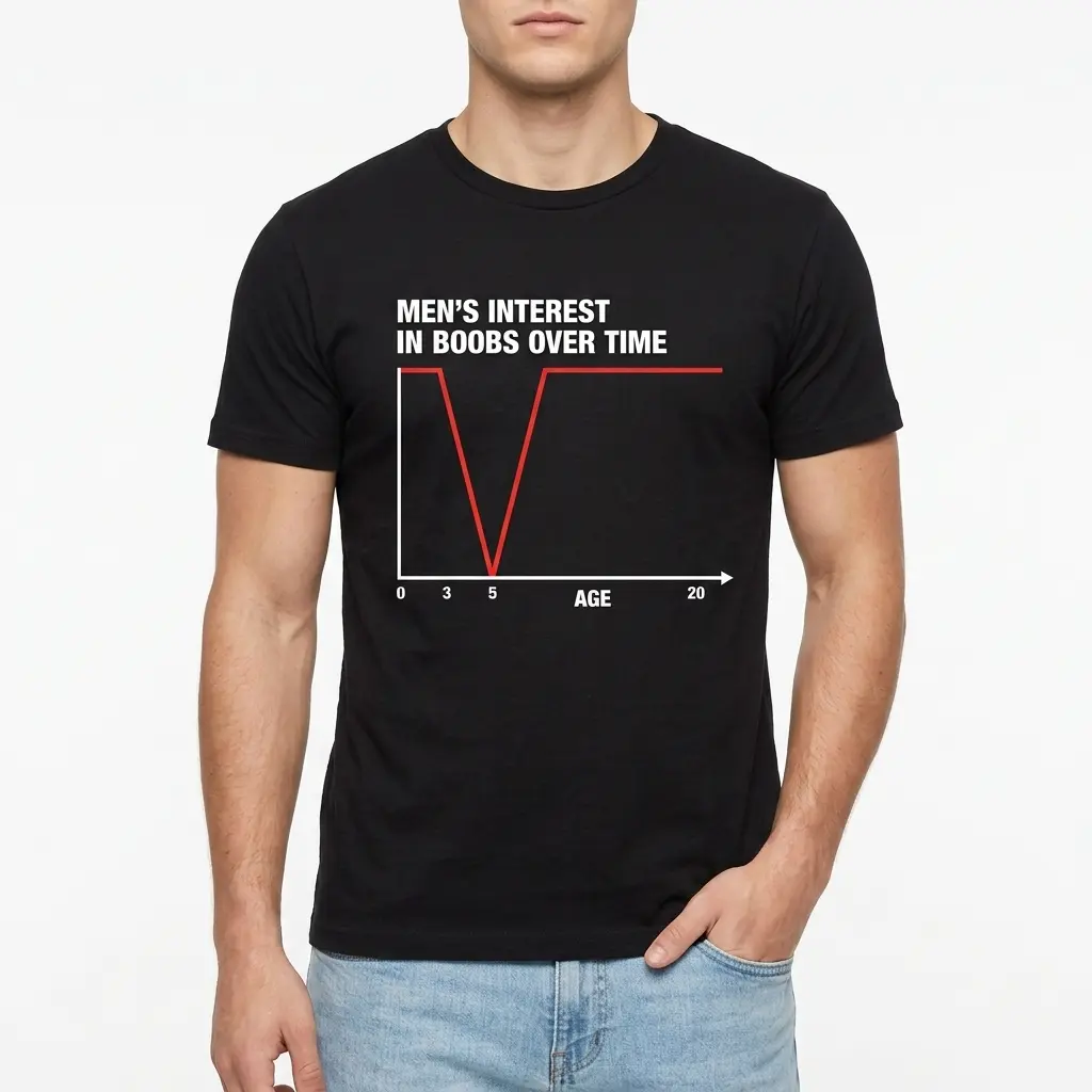 Funny Men's Interest Over Time Graph Humor T-Shirt Gift 3 funny mens interest over time graph humor t shirt gift 2.jpg